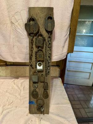 Antique Locks Collection with Keys