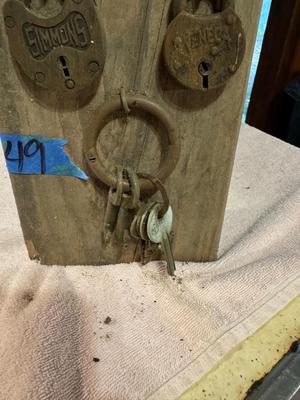Antique Locks Collection with Keys