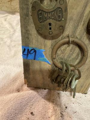 Antique Locks Collection with Keys