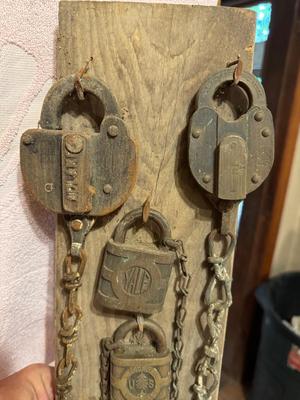 Antique Locks Collection with Keys