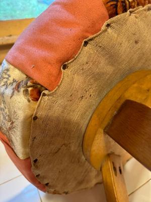 Vintage Tufted Stool