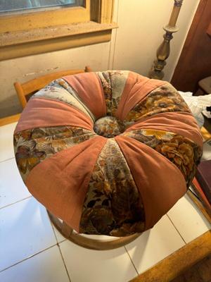 Vintage Tufted Stool