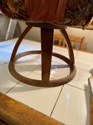 Vintage Tufted Stool