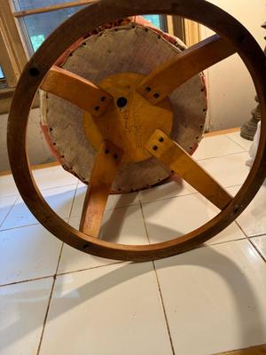 Vintage Tufted Stool