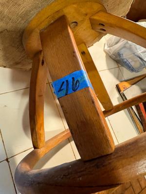 Vintage Tufted Stool