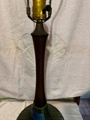 Vintage Green MCM Lamp