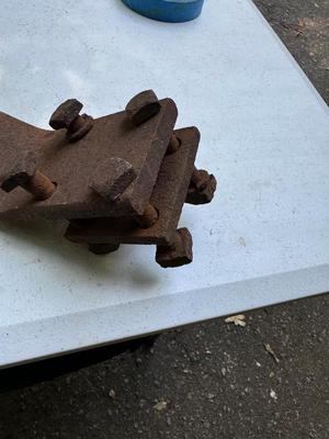Vintage Rustic Metal Tractor Seat