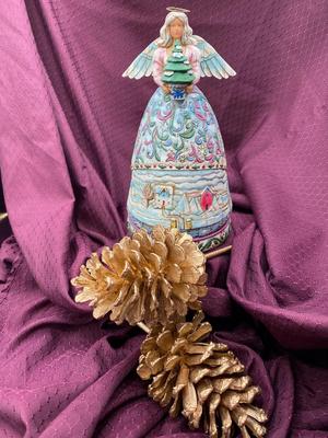Jim Shore Winter Sleeps Angel