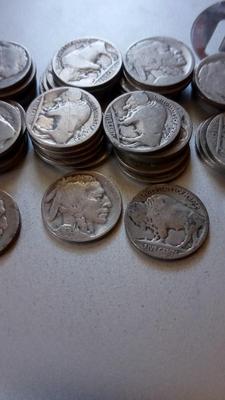 LOT 148 ROLL OF BUFFALO NICKELS