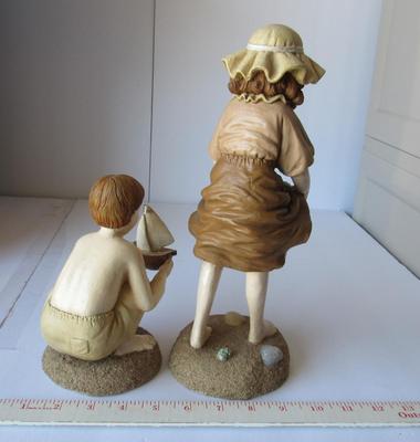 Adorable Large Summertime Beach Theme Figurines