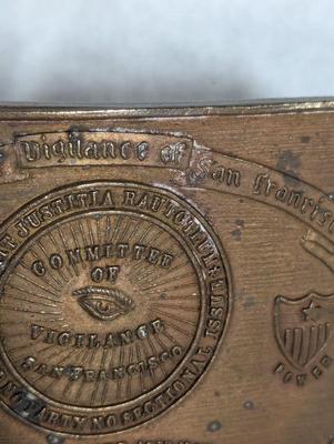 Nos San Francisco Committee Vigilance Belt Buckle