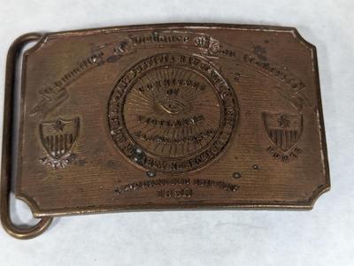 Nos San Francisco Committee Vigilance Belt Buckle