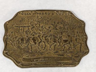 Wells Fargo & Company Belt Buckle Tiffany Western