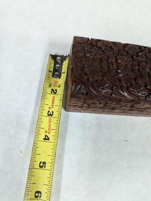 Hand Carved Trinket Box