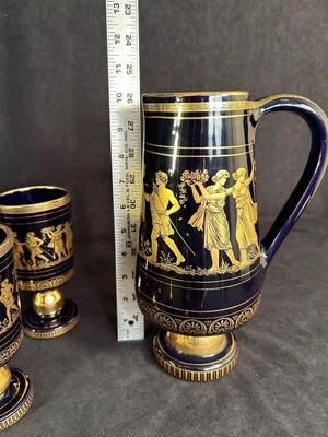 Lot 135.5 Greek Ceramic Beverage Set