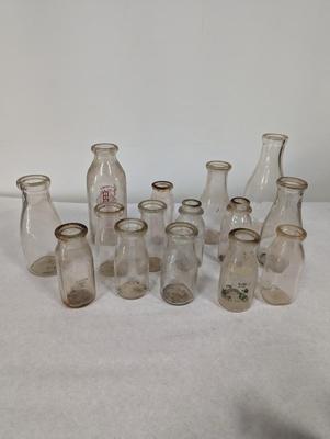 Vintage Milk Bottles