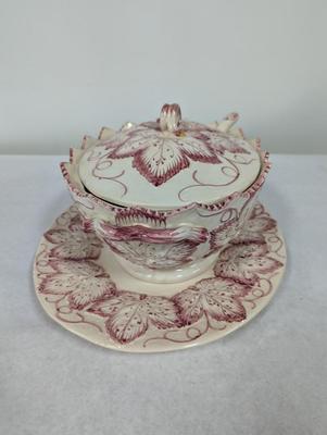 Vintage Jay Will Fred Portugal Andrea Sadek Tureen, Ladle, Lid & Serving Plate