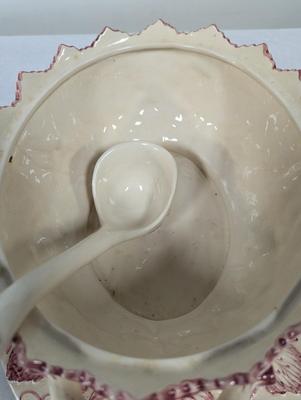 Vintage Jay Will Fred Portugal Andrea Sadek Tureen, Ladle, Lid & Serving Plate