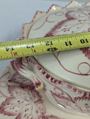 Vintage Jay Will Fred Portugal Andrea Sadek Tureen, Ladle, Lid & Serving Plate
