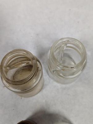 Vintage Brown & Clear Bottles
