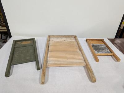 Vintage Wooden Wash Boards