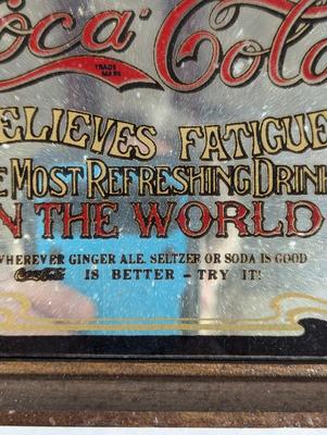 Delicious Coca-Cola Mirror Sign