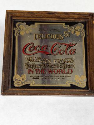 Delicious Coca-Cola Mirror Sign