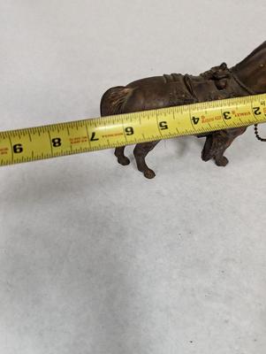 Vintage Brass Metal Horse
