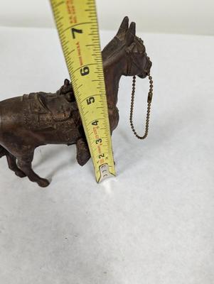 Vintage Brass Metal Horse