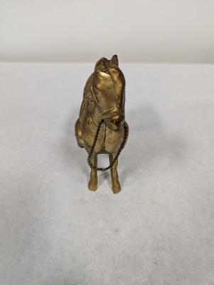 Vintage Brass Metal Horse