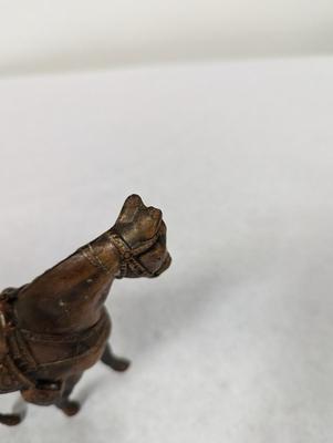 Vintage Brass Metal Horse