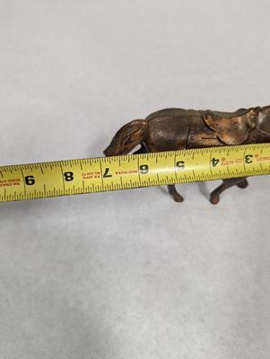 Vintage Brass Metal Horse
