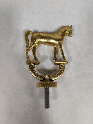 Vintage Brass Horse Trophy Topper