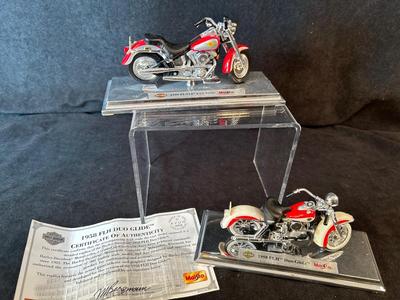 Lot 4. Pair of Model Bikes
