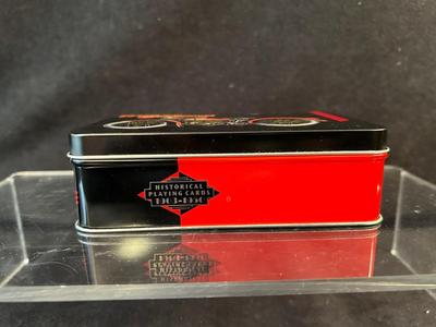 Lot 23. Harley Tin of Playing Cards