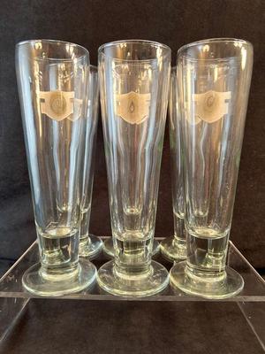 Lot 25 Set of 6 Pilsner Glasses