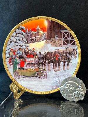 Lot 26. HD Collectible Plate and Ornament