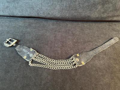 Lot 27. Logo Leather Collar