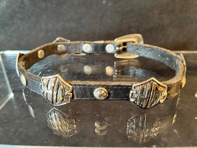 Lot 28. Logo Leather Collar
