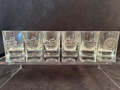 Lot 32. Set of 6 Shot Glasses-Engine Series