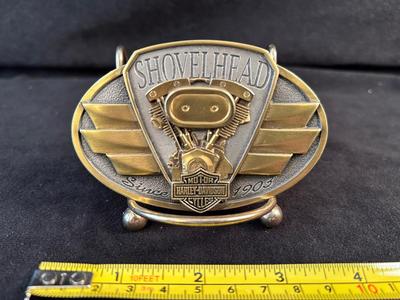 Lot 36. Belt Buckle - Shovelhead