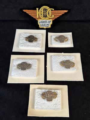 Lot 44. Ladies of Harley Pins and Patches