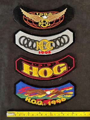 Lot 45. Four "Hog" Patches