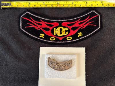 Lot 50. "HOG" Patch and Pin 2002