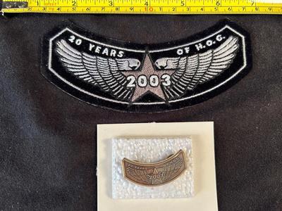 Lot 52. Patch and Pin "20 Years of HOG"