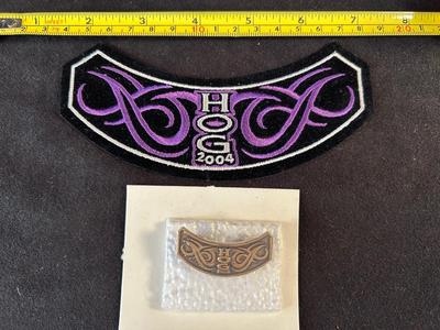 Lot 53. "HOG" Patch and Pin 2004