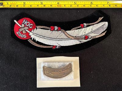 Lot 54. "HOG" Patch and Pin 2005