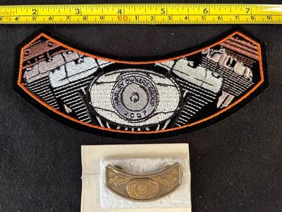 Lot 57. "HOG" Patch and Pin 2007