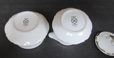 Beautiful Vintage Starlight Pattern Fine China Service For Four and Some Accessories