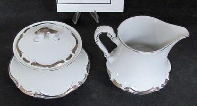 Beautiful Vintage Starlight Pattern Fine China Service For Four and Some Accessories